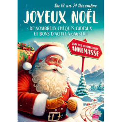 Affiches A2 (42x59,4 cm) Joyeux Noël Pôle Nord