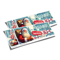 Chèques cadeaux classiques Joyeux Noël Pôle Nord
