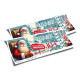 Chèques cadeaux sécurisés recto Joyeux Noël Pôle Nord