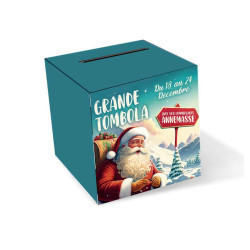 Urnes personnalisables Joyeux Noël Pôle Nord