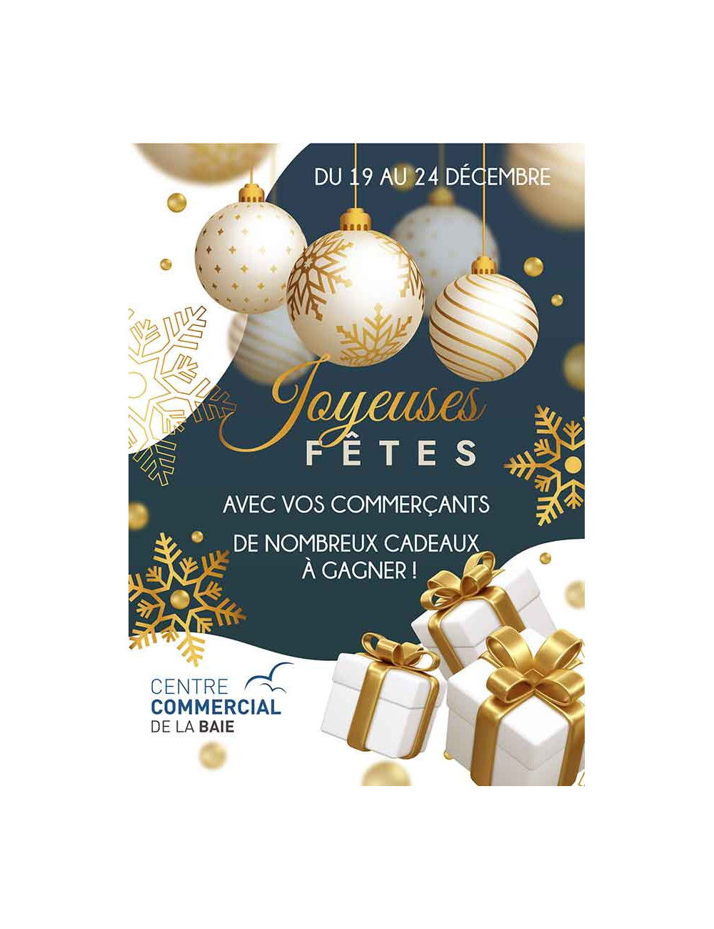 Affiches A2 (42x59,4 cm) Joyeuses Fêtes