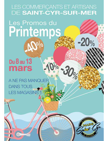 Affiches A2 (42x59,4 cm) Les promos de printemps