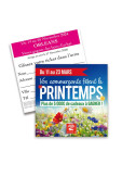 Tickets de tombola 10x10 Printemps