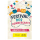 Cartes à gratter personnalisées "Label" Festival des commerçants