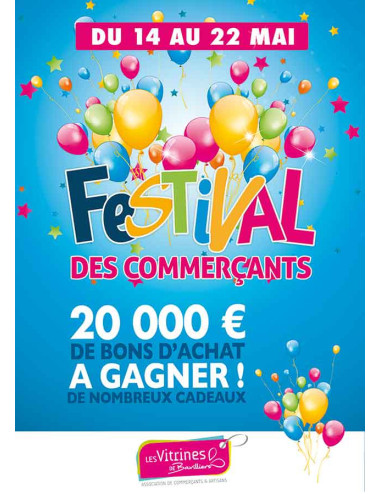 Affiches A3 (30x42 cm) Festival des commerçants