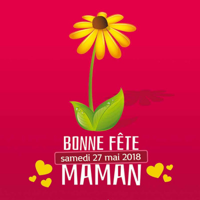 Bonne Fête maman gerbera