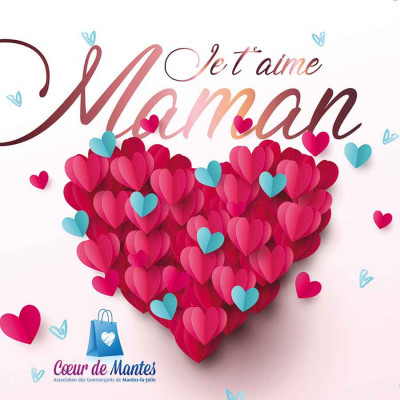 Bonne Fête Maman coeur 